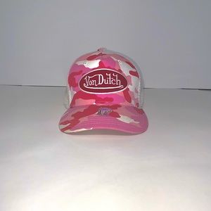 Pink Camo Von Dutch hat RARE!!